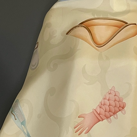 Gorg Bvlgari Silk Scarf Pizzigoni Design 34 In Excellent Condition Bulgari - Picture 5 of 10